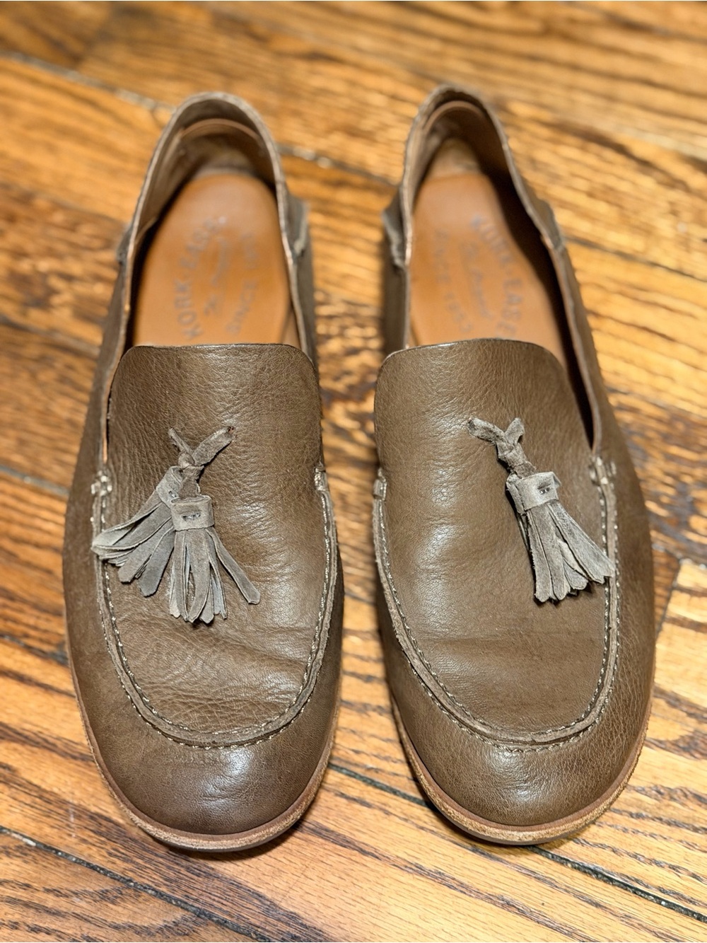 Kork-Ease Brown Leather Tassel Loafers